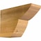 Ekena Millwork Crestline Rough Sawn Rafter Tail, Western Red Cedar, 6"W x 12"H x 18"L RFT06X12X18CRE00RWR - alternate 1